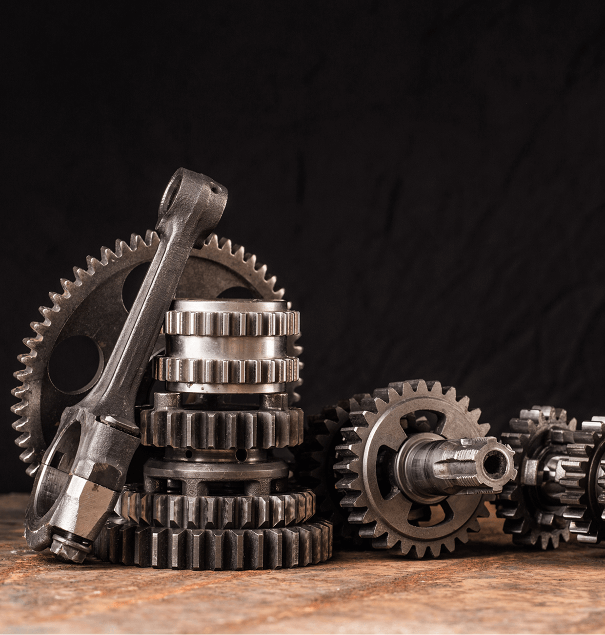 Industrial gears with wrench